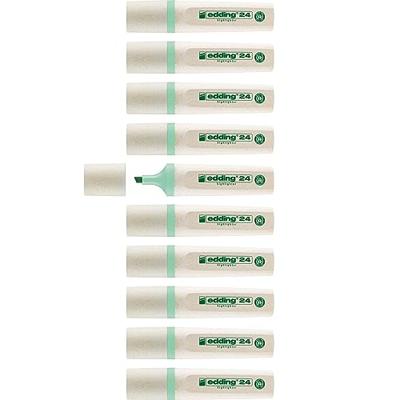 Markeerstift edding 24 eco 2-5mm pastel groen | 10 stuks