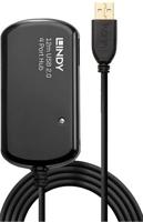 USB-HUB LINDY 42783 12 m Zwart - thumbnail