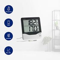 TFA Dostmann 30.1011.K Kabelgebonden thermometer Zwart-wit - thumbnail