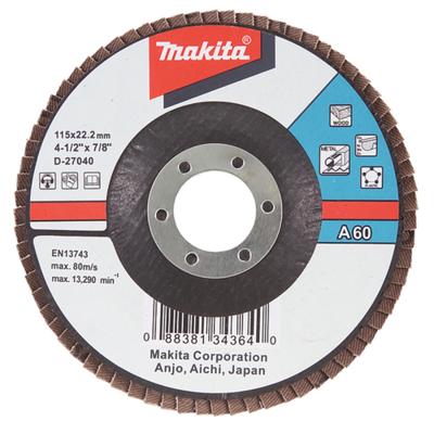 Makita D-27115 Lamellenschijf Aluminium 125mm K120