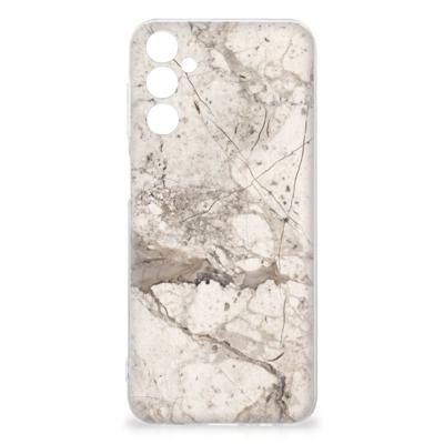 Samsung Galaxy M14 | TPU | Siliconen hoesje | Marmer Beige