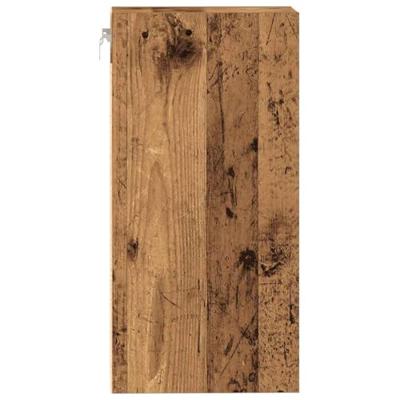 Hangkast Riga 40x29,5x60 cm bewerkt hout oud houtkleurig