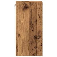 Hangkast Riga 40x29,5x60 cm bewerkt hout oud houtkleurig - thumbnail