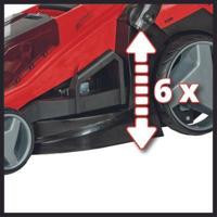 Einhell GE-CM 36/43 Li M Accu-grasmaaier Accu Incl. accu, Incl. oplader, T-greep, Mulchfunctie, In hoogte verstelbare greep met klapfunctie, Uitwerp aan - thumbnail