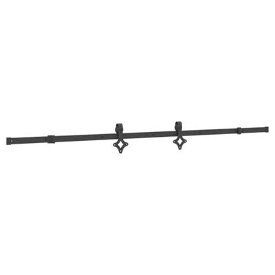 Schuifdeur met beslag 100x210 cm massief grenenhout