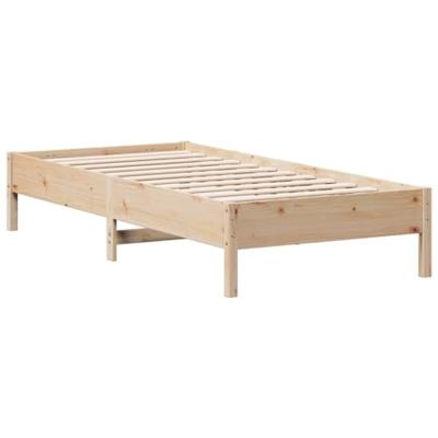 Bedframe zonder matras massief grenenhout 90x200 cm