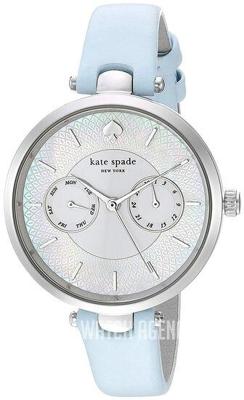 Horlogeband Kate Spade New York KSW1401 Leder Blauw 6mm