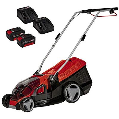 Einhell Power X-Change GE-CM 36/36 Li (2x 4,0Ah) Accu-grasmaaier Accu Incl. 2 opladers, Incl. 2 accus 2 x 18 V Snijbreedte max. 36 cm Geschikt voor 400 m²