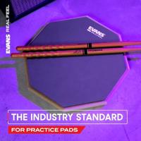 Evans RF12D RealFeel dubbelzijdig 12 inch oefenpad - thumbnail