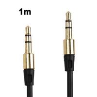 3.5mm Koptelefoon Audiokabel voor iPhone / iPad / iPod / MP3, Kabel lengte: 1 meter (zwart) - thumbnail