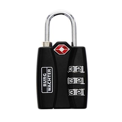 Burg Wächter 32991 Hangslot 30.80 mm TSA Zwart Cijferslot