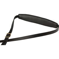 Fender Mustang Saddle Strap Black gitaarband - thumbnail