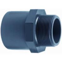 PVC puntstuk met buitendraad - 32 mm x 1 1/4" - 16 ato - thumbnail