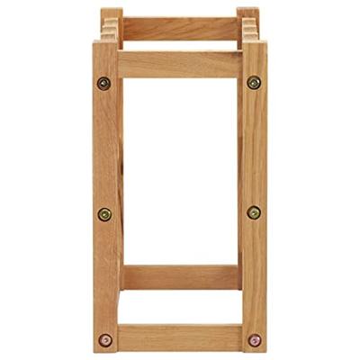 VidaXL Wijnrek voor 12 flessen 47x21x36 cm massief eikenhout VidaXL Wijnrek voor 12 flessen 47x21x36 cm massief eikenhout