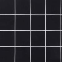 Tuinbank Kussen Plaid Zwart 180 x 50 x 4 cm Oxford stof - thumbnail