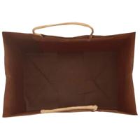 VidaXL Papieren zakken 250 st met hengsels 32x22x24 cm blauw - thumbnail
