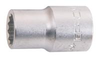 Promat/Tecwerk Dopsleutelbit | 1/2 inch 12-kant | sleutelwijdte 22 mm | lengte 40 mm - 4000821262 - thumbnail