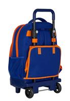 Schoolrugzak met Wielen Compact Valencia Basket M918 Blauw Oranje (33 x 45 x 22 cm) - thumbnail