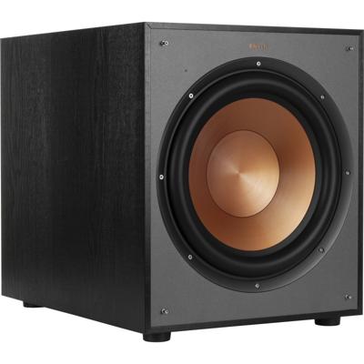 Klipsch: R-120SW Subwoofer - Zwart Klipsch: R-120SW Subwoofer - Zwart