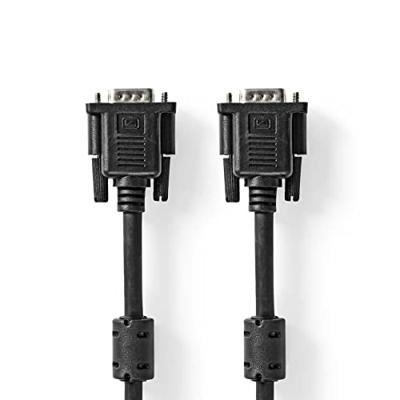 Nedis VGA-Kabel | VGA Male | VGA Male | 1024x768 | 2 m | 1 stuks - CCGB59000BK20 CCGB59000BK20 Nedis VGA-Kabel | VGA Male | VGA Male | 1024x768 | 2 m | 1 stuks - CCGB59000BK20 CCGB59000BK20