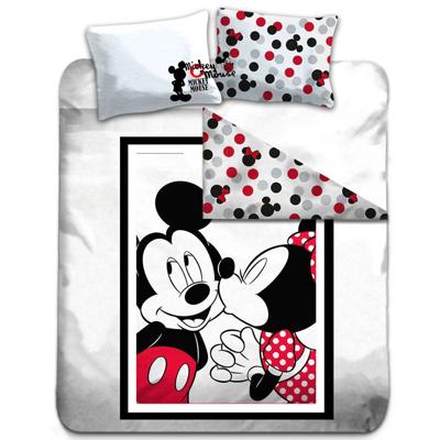 Disney Minnie Mouse Dekbedovertrek Kiss - 140 x 200 cm - Polyester