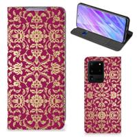 Telefoon Hoesje Samsung Galaxy S20 Ultra Barok Pink - thumbnail