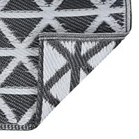 Buitenkleed 190x290 cm PP zwart - thumbnail