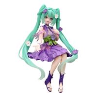 Hatsune Miku Noodle Stopper PVC Statue Flower Fairy Cosmos Purple Color Ver. 14 cm - thumbnail
