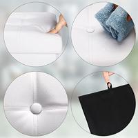 Monzana Zitbank - 114 cm - met - opslagruimte - in - Wit - thumbnail