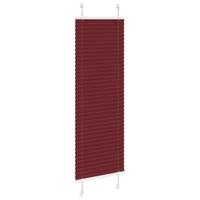 VidaXL Plissé rolgordijn 50x150 cm stofbreedte 49,4 cm bordeauxrood - thumbnail