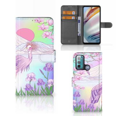 Motorola Moto G60 | Telefoonhoesje | Met pasjeshouder | Bird