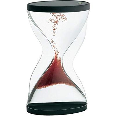 TFA Dostmann 18.6004.05 Zandloper Acrylglas helder, Rood, Zwart Mechanisch