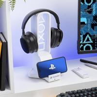 Playstation Desk Headphone with Light - Playstation Icons - thumbnail