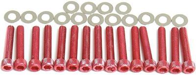 TNT motorkap schroevenset screw set engine cover piaggio 50 red