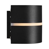 Buitenlamp up down led e27 metaal half rond Sibelis 19.5 cm - thumbnail