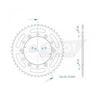 ESJOT Chain wheel 520 50z steel black - thumbnail