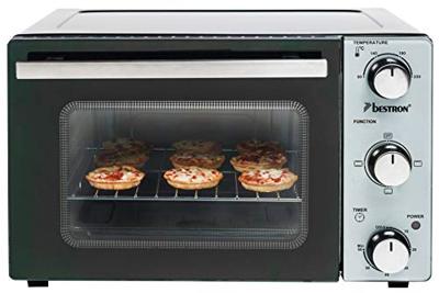 Bestron AOV20 Grill-Bakoven 1300W RVS/Zwart