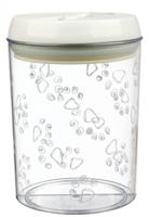 TRIXIE VOORRAADPOT KUNSTSTOF TRANSPARANT / WIT 1,5 LTR 17,5 CM - thumbnail