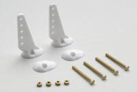 Roerhoorn 22mm incl. schroeven (2st) - thumbnail