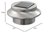 VidaXL Led-solarlampen rond 12 cm wit 6 st - thumbnail