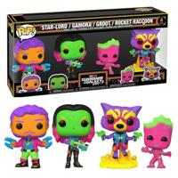 Guardians of the Galaxy Vol.2 Funko Pop Vinyl: Star-Lord / Gamora / Groot / Rocket Raccoon Blacklight - thumbnail