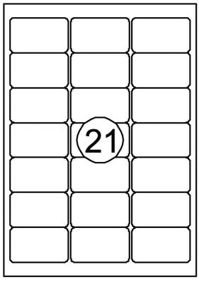 Etiket quantore 63.5x38.1mm 315st | 20 stuks