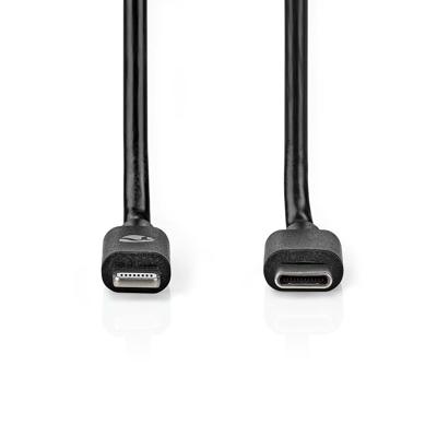 Nedis Lightning Kabel | 480 Mbps | 2 m | 1 stuks - CCGP39650BK20 CCGP39650BK20 Nedis Lightning Kabel | 480 Mbps | 2 m | 1 stuks - CCGP39650BK20 CCGP39650BK20