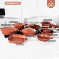 Westinghouse Wokpan Performance Rebel Red ø 28 cm - standaard anti-aanbaklaag - thumbnail