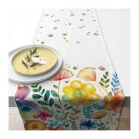 Ambiente tafelloper vibrant spring white - thumbnail
