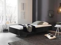Bed IXANA 90x200 cm hoogglans grijs - thumbnail