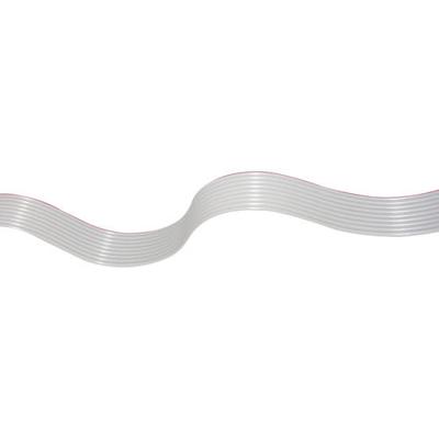 econ connect 28AWG14GR Lintkabel Rastermaat: 1.27 mm 14 x 0.08 mm² Grijs 30.50 m