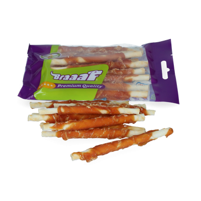 Braaaf Roll sticks kip 12 cm