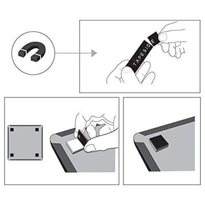 Magnetisch bord Nobo Wit Plastic - thumbnail