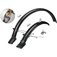 Mirage spatbordset 20" met bevestigingsmateriaal zwart - thumbnail